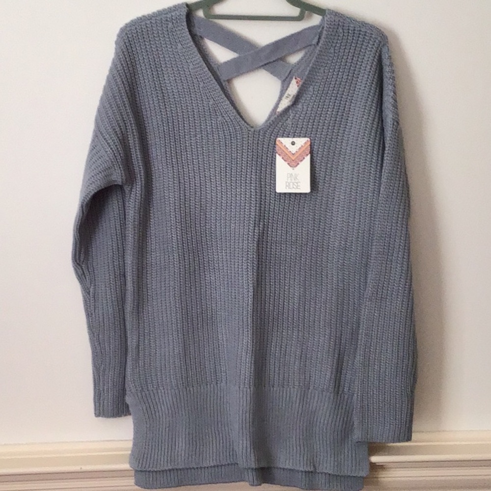 NWT Pink Rose Sweater